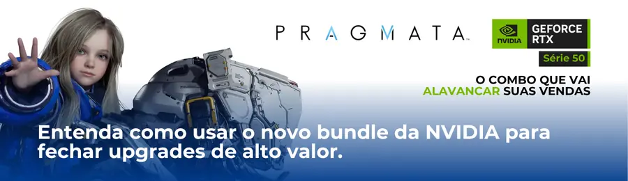 RTX Série 50 + Pragmata™: O argumento que faltava para o seu cliente fazer o upgrade